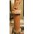  dars486 - statua con colonna in terracotta, epoca 1940, cm l 40 x h 167  