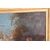Antique painting France XVIII century gallant scene with Harlequin, coeval frame 87, 50 x 75 cm