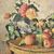 20th CENTURY STILL LIFE PAINTINGS, ART DECO, VASE OF FLOWERS WITH ROSES AND APPLES, RUSSIA. (QNM250)