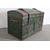 Antico splendido Baule da viaggio 1930 . Valigia Vintage Modernariato design .