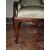 Louis Philippe walnut living room armchair