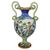 Large antique amphora vase in hand-painted majolica, last quarter of the 19th century. PRICE NEGOTIABLE     