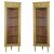 Pair of lacquered and gilded corner cupboards in Louis XVI style - M / 1953 -     