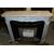 chm505 Pompadour fireplace in flowered gray marble, meas. cm l 119 xh 99     