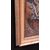 Painted on glass: Saint Anthony with the Child Jesus, &#39;700     