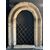  dars494 - portale/ finestra in pietra, misura max cm l 130 x h 165 