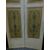 pts773 - pair of double-leaf lacquered doors, 18th century, different sizes     