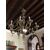 Lampadario Murano anni 30/40 h.150x95 colore Ambra 8 luci