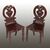 Pair of entrance chairs     