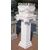 Ionic column and marble vase     