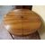 ROUND TABLE IN WALNUT PIEDMONT DIRECTORY STYLE AGE 800 cm diameter 130xH80     