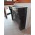 FIREPLACE IN BLACK MARBLE WITH INSERTS AGE 800 FRANCE cm L134xP40xH107     