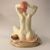 LENCI, GIGI CHESSA, nude figurine with comb, ceramic, 1930     