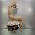 ESSEVI, Sandro Vacchetti, “The world and its punishment”, polychrome ceramic sculpture     