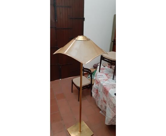 Lamperti lamp in brass and plexiglass...