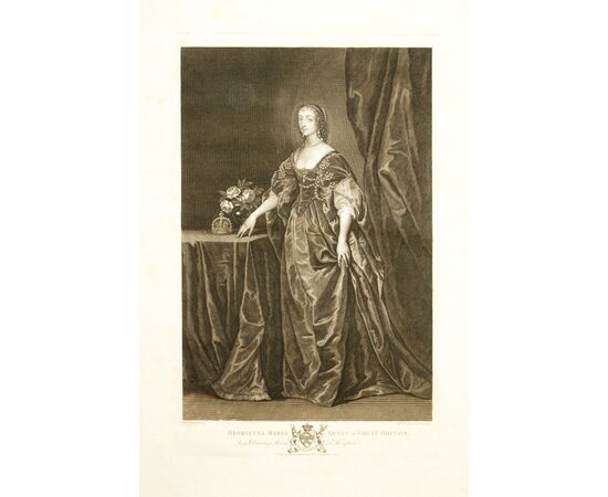 “Charles the First King of Great Britain” “Henrietta Maria Queen of Great Britain”