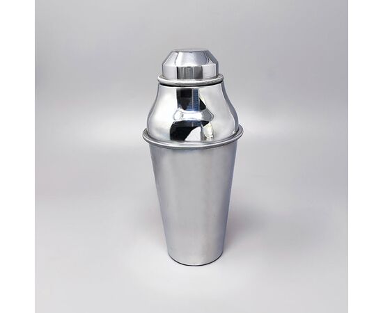 1950s Stunning MEPRA Cocktail Shaker in Stainless Steel. Made in Italy