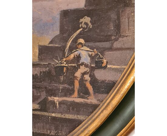 163. “Capriccio architettonico con figure”. 