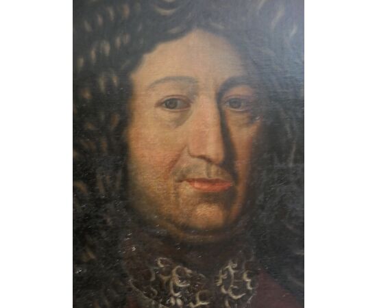 Dipinto olio su tela Ritratto di Luigi XIV
