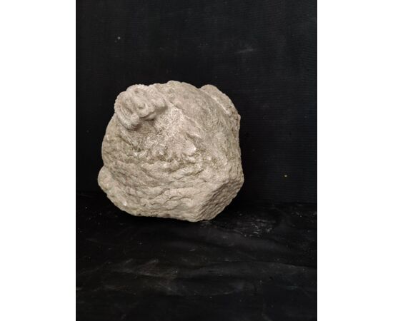Meraviglioso Mortaio in marmo da farmacia finemente scolpito - 29 x 28 cm