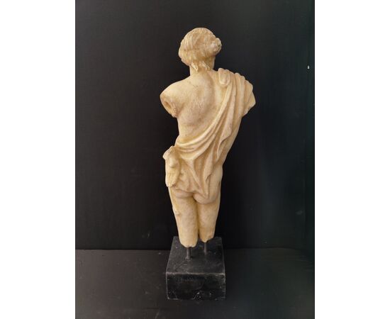 Busto in marmo greco Thassos - Dio Dionisio - H 75 cm
