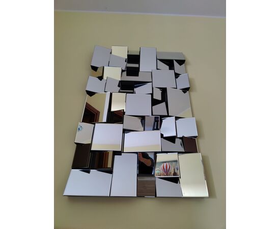 Spettacolare specchiera cubista - 80 x 120 cm