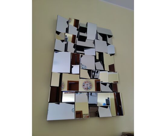 Spettacolare specchiera cubista - 80 x 120 cm