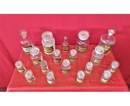 Pharmacy jars and bottles