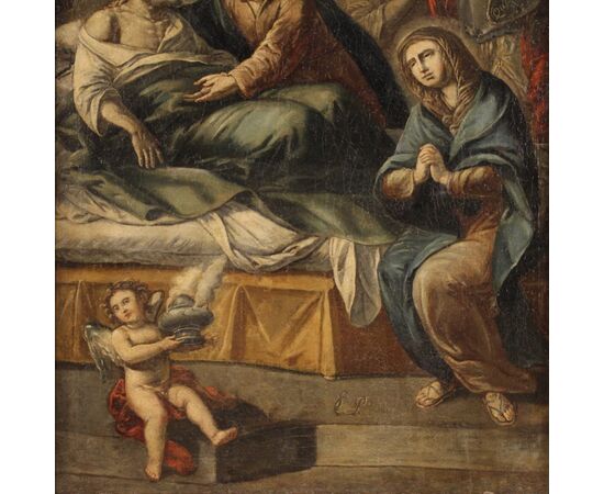 Religious painting of the 18th century, The transit of Saint Joseph
