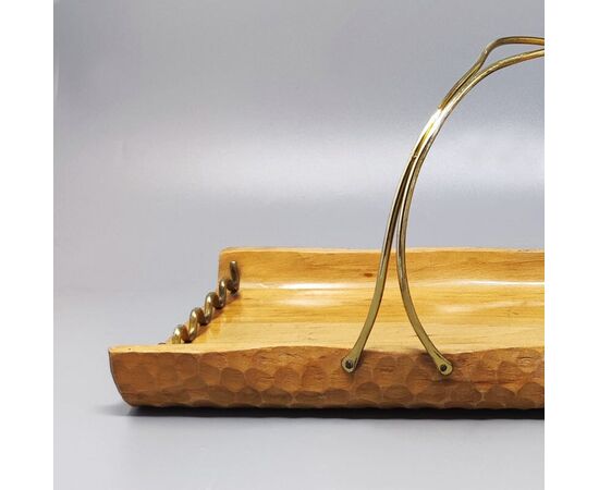 1960s Astonishing Tray in Bamboo By Aldo Tura for Macabo. Made in Italy