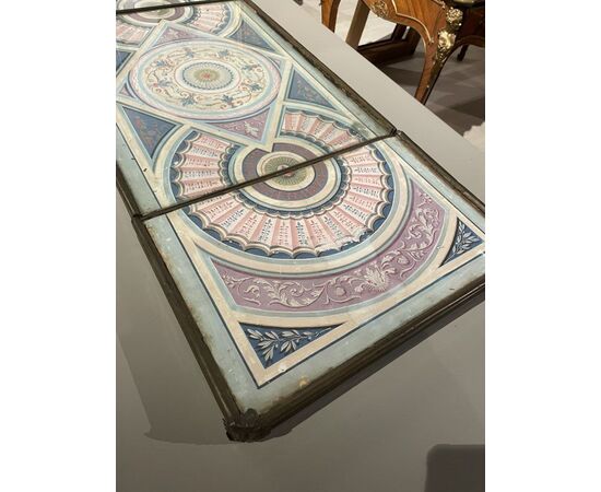 Centerpiece in polychrome painted paper, Tuscany, early 19th century     