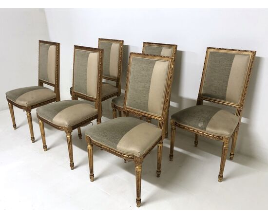 Louis XVI style chairs.     