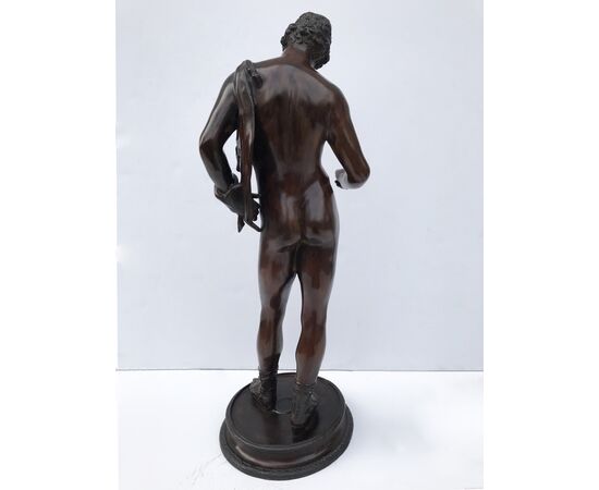Bronze sculpture &quot;Narcissus&quot; 20th century     