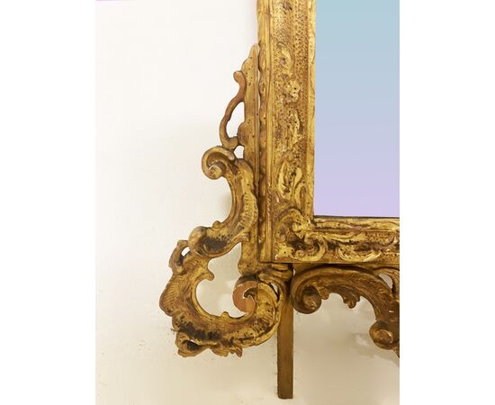 Specchiera dorata XIX secolo