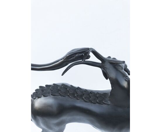 Bronze sculpture - &quot;Chimera&quot; - 20th century     