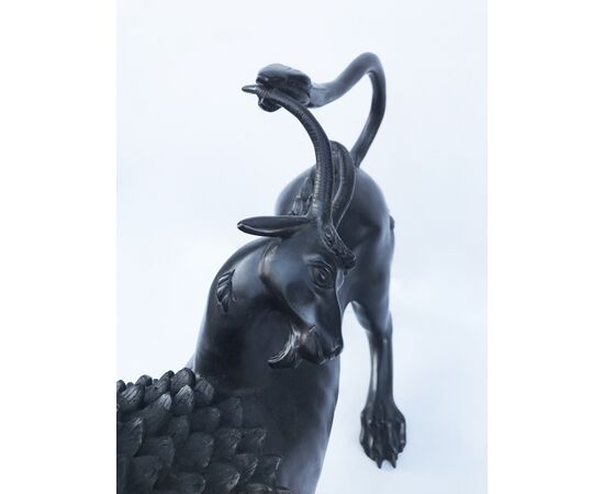 Bronze sculpture - &quot;Chimera&quot; - 20th century     