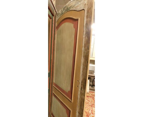 pts763 - n 8 lacquered doors with frame, &#39;700, cm l123 xh 280 xp 5.5     