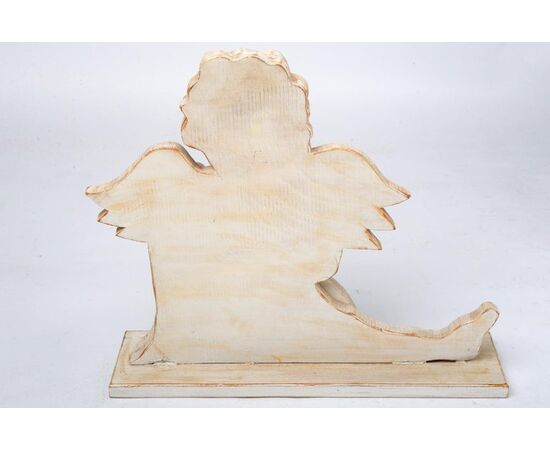 Scultura angelo in legno - O/4590 -
