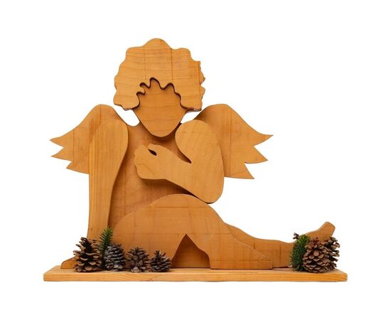 Grande angelo in legno - O/4579 -