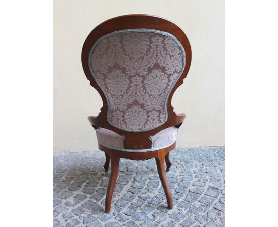 Four lounge chairs Louis Philippe