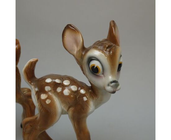 Zaccagnini Coppia di Bambi in ceramica