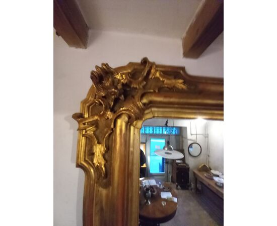 Specchiere in legno intagliato e dorato - primi dell'800