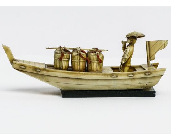 Modellini di tre barche Cinesi - O/8204 -