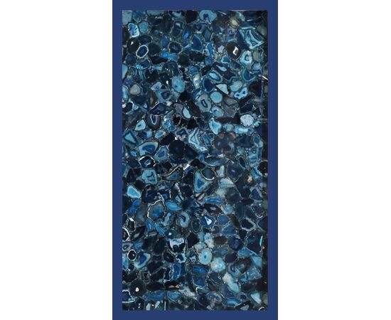 Top in Agata blu cm 92x183 - spess. 25mm