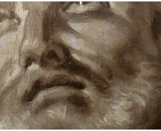 Face of St. Peter, Follower of Giambattista Valentino Piazzetta (1682 - 1754)     