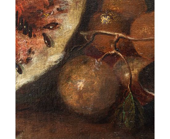Natura morta con frutti su un ripiano, Paolo Paoletti (1671 – 1735)