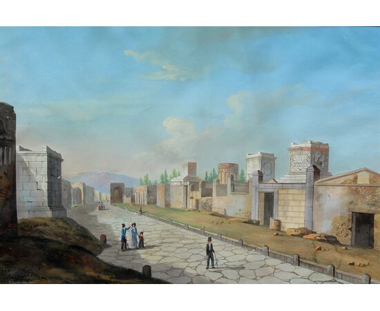 Vedute di Pompei, Francesco Fergola (1801-1875)