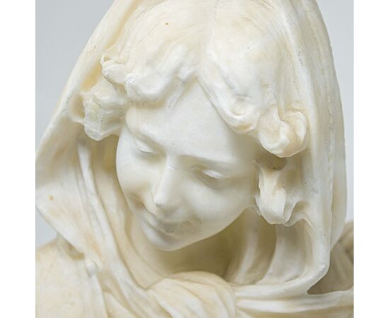Portrait of a young girl, Ezio Ceccarelli (1865-1937)     