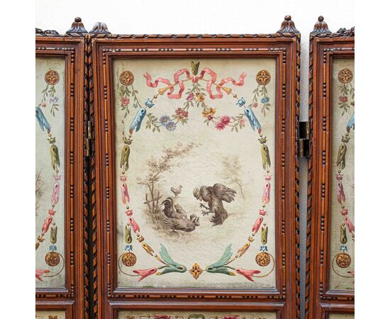 Screen with grotesques, 19th century     