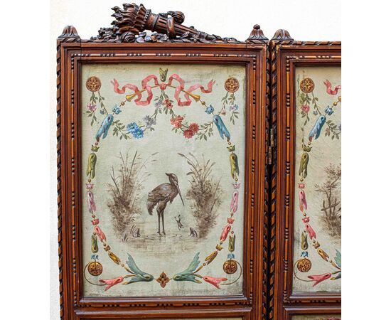 Screen with grotesques, 19th century     